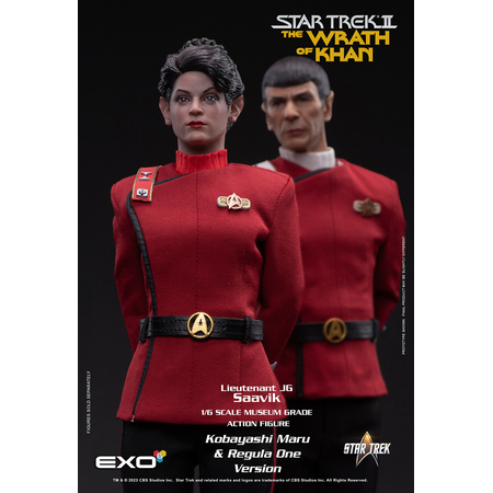 Star Trek: La Colère de Khan - Lt Saavik (Version Régula Un) Figurine Échelle 1:6 EXO-6 (912515)