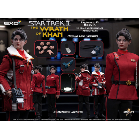 Star Trek: The Wrath of Khan - Lt Saavik (Regula One Version) 1:6 Scale Figure EXO-6 EXO-01-047S (912515)