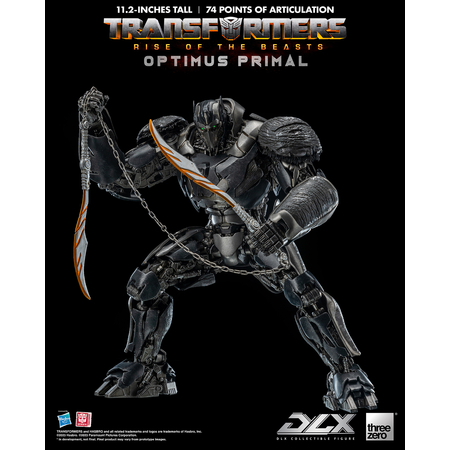 Transformers: Rise of the Beasts - Optimus Primal DLX Collectible Figure Threezero 912685