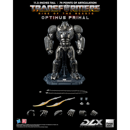 Transformers: Rise of the Beasts - Optimus Primal DLX Collectible Figure Threezero 912685