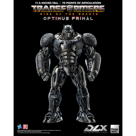 Transformers: Rise of the Beasts - Optimus Primal DLX Collectible Figure Threezero 912685