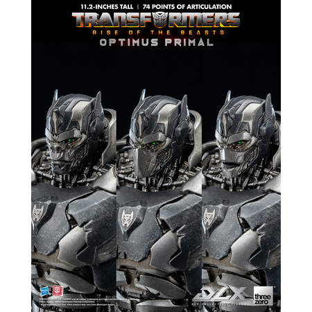 Transformers: Rise of the Beasts - Optimus Primal DLX Collectible Figure Threezero 912685
