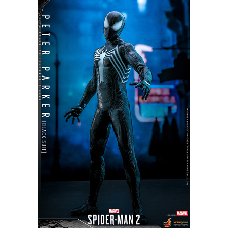 Marvel’s Spider-Man 2 Peter Parker (Black Suit) 1:6 Scale Figure Hot Toys 912582 VGM56