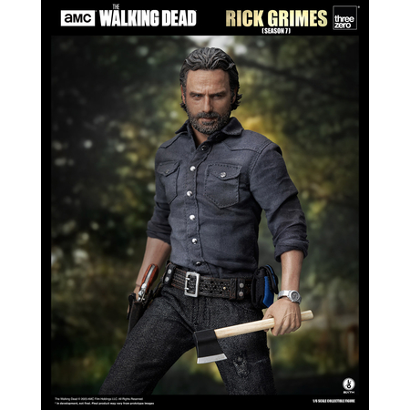 The Walking Dead Rick Grimes (Season 7) 1:6 Scale Figure Threezero 912670