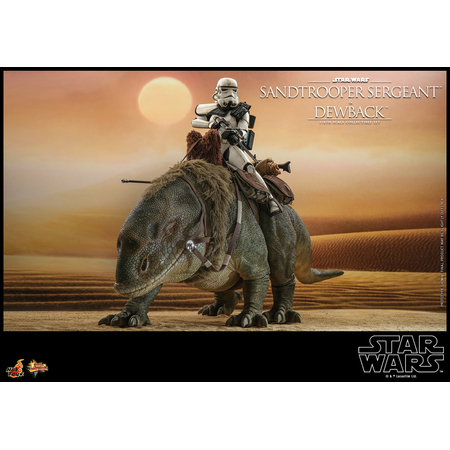 Star Wars: Episode IV Sandtrooper Sergeant and Dewback 1:6 Scale Figure Set Hot Toys 912535 MMS722