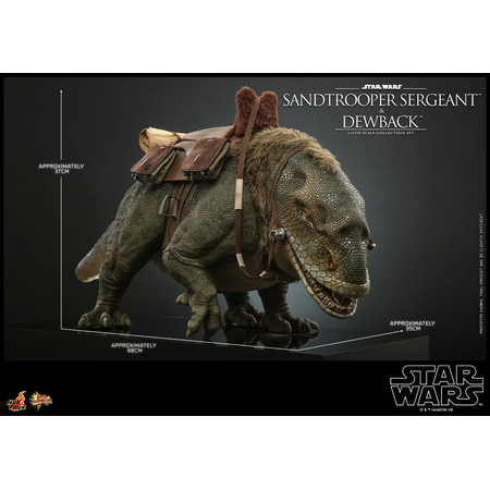 Star Wars: Episode IV Sandtrooper Sergeant and Dewback 1:6 Scale Figure Set Hot Toys 912535 MMS722
