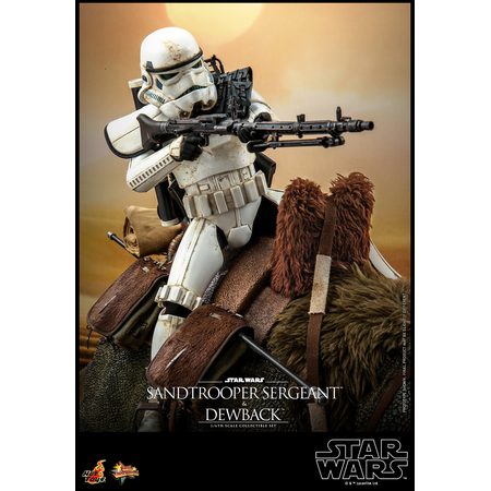 Star Wars: Episode IV Sandtrooper Sergeant and Dewback 1:6 Scale Figure Set Hot Toys 912535 MMS722