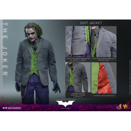 DC The Joker Heath Ledger (The Dark Knight) 1:6 Scale Figure Hot Toys 912587 DX32