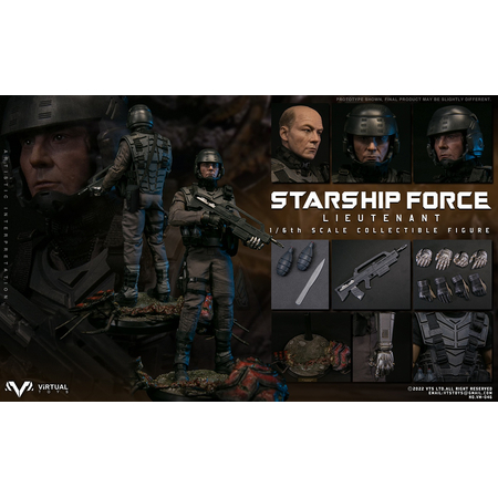 Starship Force - Lieutenant 1:6 scale figure Virtual Toys VM046