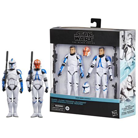 Star Wars The Black Series Clone Trooper Lieutenant et 332nd Ahsoka’s Clone Trooper figurines échelle 6 pouces Hasbro G0210