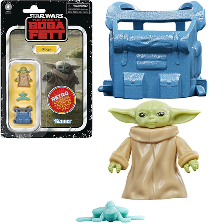 Star Wars The Retro Collection Grogu (Le Livre de Boba Fett) figurine échelle 3,75 pouces Hasbro F8567