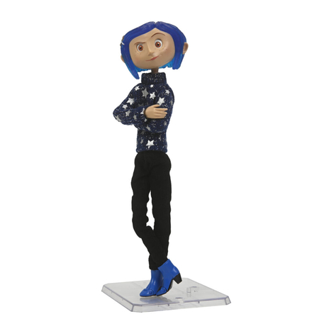 Coraline portant un chandail à étoiles figurine 7 pouces NECA 49606