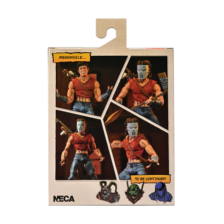 Teenage Mutant Ninja Turtles TMNT Casey Jones avec un chandail rouge (Mirage Comics) Figurine Échelle 7 pouces NECA 54335