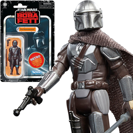 Star Wars The Retro Collection The Mandalorian (Le Livre de Boba Fett) figurine échelle 3,75 pouces Hasbro F8563