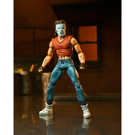 Teenage Mutant Ninja Turtles TMNT Casey Jones in Red Shirt (Mirage Comics) 7-inch Scale Action Figure NECA 54335