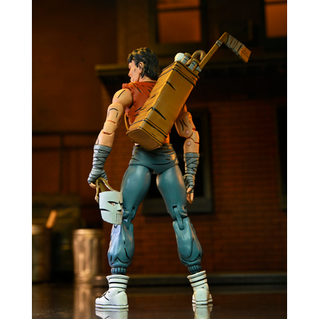 Teenage Mutant Ninja Turtles TMNT Casey Jones avec un chandail rouge (Mirage Comics) Figurine Échelle 7 pouces NECA 54335