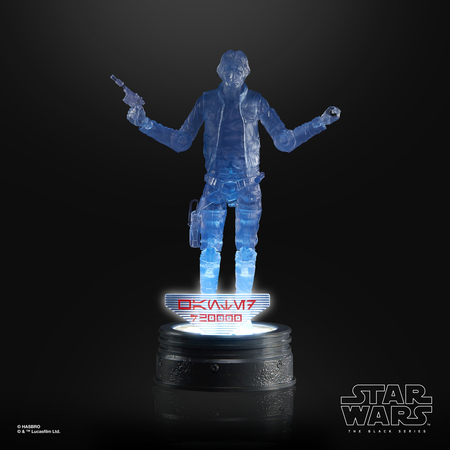 Star Wars The Black Series Han Solo Collection Holocomm figurine échelle 6 pouces Hasbro F8319