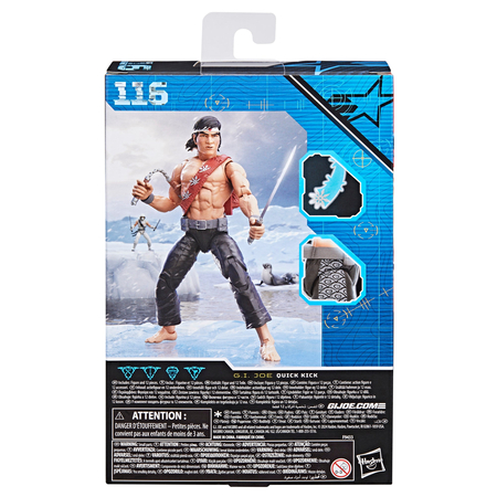 GI Joe Classified Series Quick Kick 6-inch scale action figure Hasbro F9433 #116