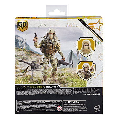 GI Joe Classified Series 60e Anniversaire Infanterie - figurine échelle 6 pouces Hasbro F9678