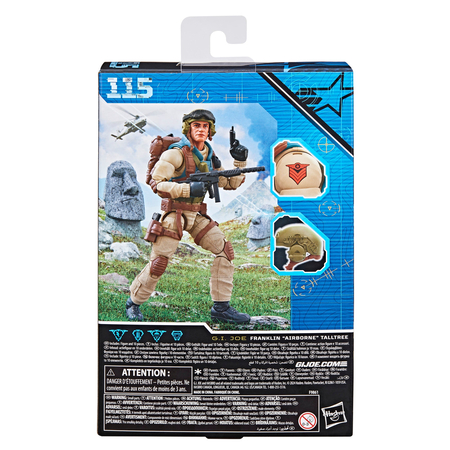 GI Joe Classified Series FRANKLIN "AIRBORNE" TALLTREE figurine échelle 6 pouces Hasbro F9861 #115