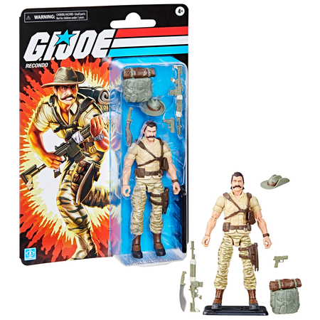 GI Joe Classified Series Retro Cardback Recondo figurine échelle 6 pouces Hasbro F9867