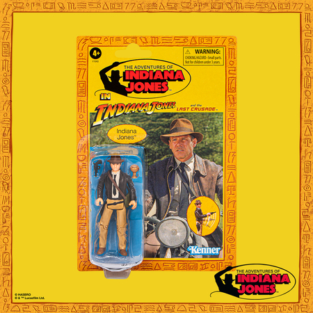 Indiana Jones Retro Indiana Jones Last Crusade 3,75-inch scale action figure Hasbro F7092