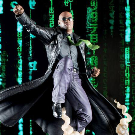 The Matrix Morpheus Gallery PVC Diorama Diamond Select 84978