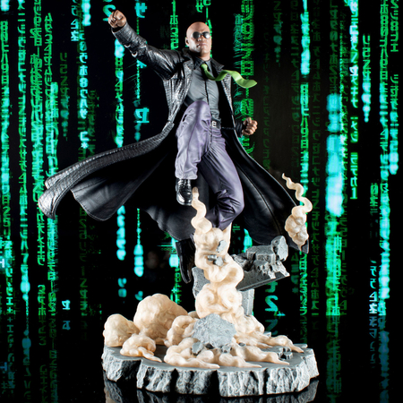 The Matrix Morpheus Gallery PVC Diorama Diamond Select 84978