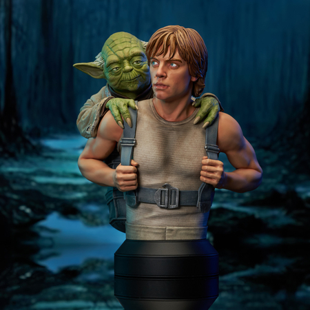Star Wars: L'Empire contre-attaque - Luke Skywalker avec Yoda Mini Buste Échelle 1:6 Gentle Giant 84297