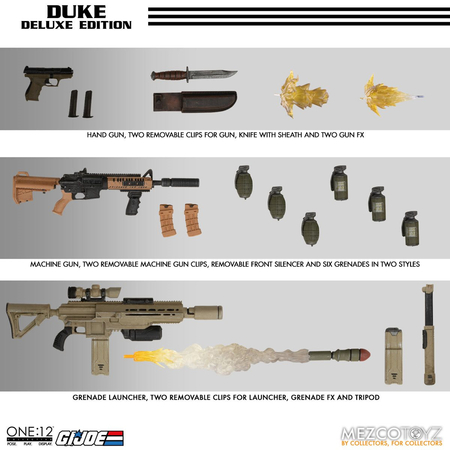 One:12 Collective GI Joe: Duke - Deluxe Edition figure Mezco Toyz 76205