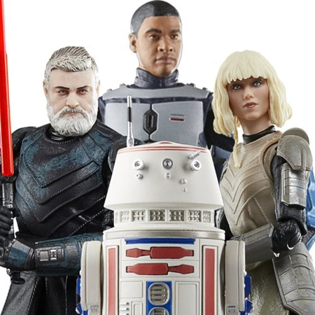 Star Wars The Black Series 6-inch  (R5-D4, Baylan Skoll, Mandalorian Fleet Commander, Starkiller, Shin Hati) Set of 5 Figures Hasbro