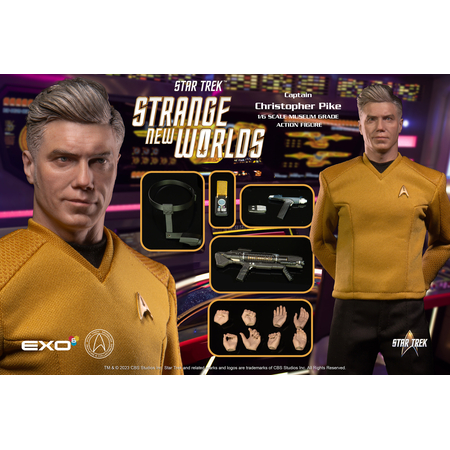 Star Trek: Strange New World - Captain Christopher Pike 1:6 Scale Figure EXO-6 (912867)