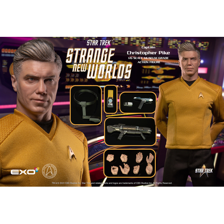 Star Trek: Strange New World - Captain Christopher Pike 1:6 Scale Figure EXO-6 (912867)