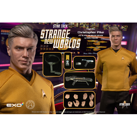 Star Trek: Strange New World - Capitaine Christopher Pike Figurine Échelle 1:6 EXO-6 (912867)