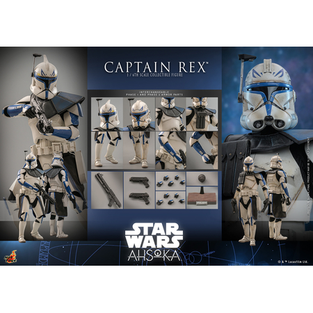 Star Wars Captain Rex (Ahsoka) 1:6 Scale Figure Hot Toys 912942