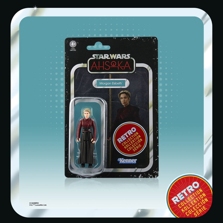 Star Wars Ahsoka Retro Collection - Morgan Elsbeth figurine échelle 3,75 pouces Hasbro