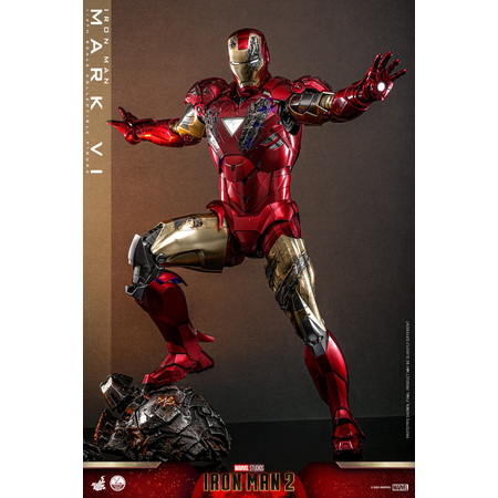 Marvel Iron Man 2 - Mark VI Figurine Échelle 1:4 Hot Toys 911852