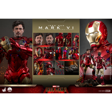 Marvel Iron Man 2 - Mark VI Quarter Scale Figure (1:4) Hot Toys 911852