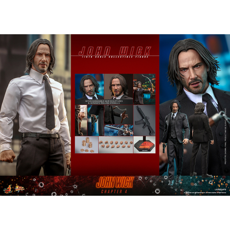 John Wick: Chapitre 4 - John Wick Figurine Échelle 1:6 Hot Toys 912659