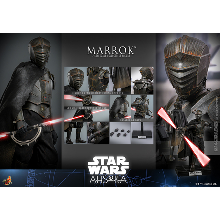 Star Wars Marrok (Ahsoka) 1:6 Scale Figure Hot Toys 912887 TMS117