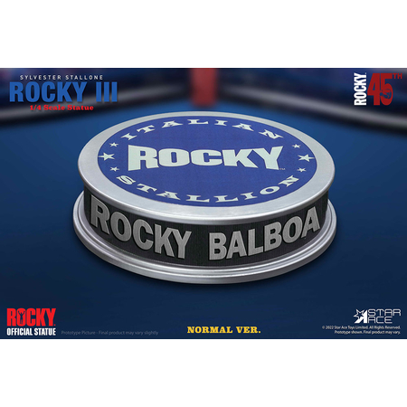 Rocky III - Rocky Balboa Quarter Scale Statue (1:4) Star Ace Toys Ltd 911881 Materials Fabric , Polyresin , Mixed Media