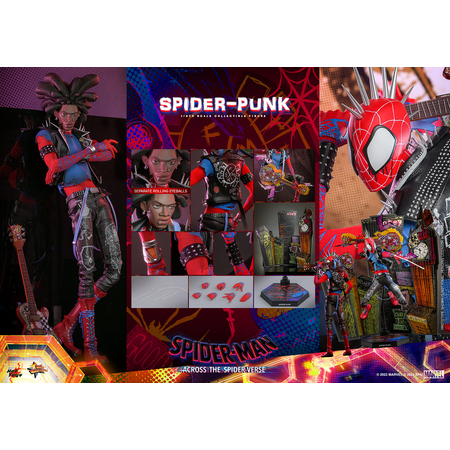 Marvel Spider-Man: Across the Spider-Verse - Spider-Punk Figurine Échelle 1:6 Hot Toys 912766