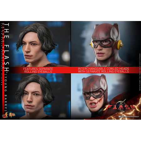 DC The Flash (Young Barry) (Deluxe Version) 1:6 Scale Figure Hot Toys 9127982