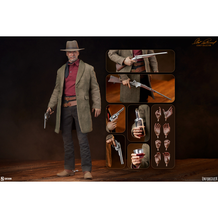 Impitoyable William Munny (Clint Eastwood) Figurine Échelle 1:6 Sideshow Collectibles 100478