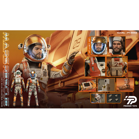 Sauveteur sur Mars Version 2 - Figurine Échelle 1:6 Premier Toys PT-0006B