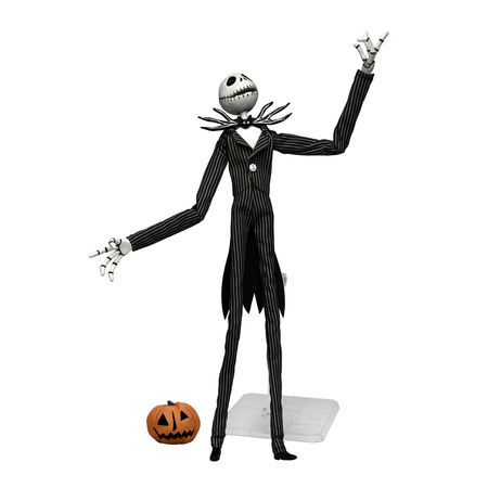 The Nightmare Before Christmas Jack Skellington with Pumpkin 9-inch Articulated Figure NECA 28150