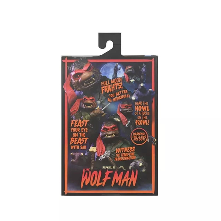 Universal Monsters x Teenage Mutant Ninja Turtles Ultimate Raphael as The Wolfman 7-Inch Scale Figure NECA 54300