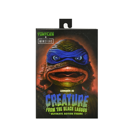 Universal Monsters/Teenage Mutant Ninja Turtles Ultimate Leonardo as the Creature 7-inch scale action figure NECA 54301