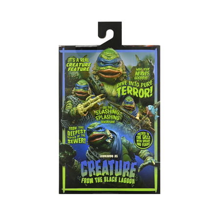 Universal Monsters/Teenage Mutant Ninja Turtles Ultimate Leonardo en Créature figurine échelle 7 pouces NECA 54301