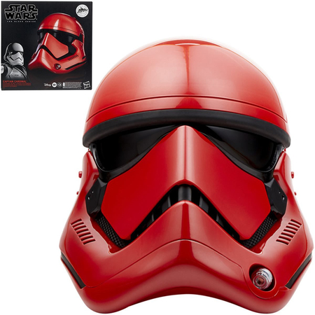 Star Wars The Black Series Galaxy's Edge Captain Cardinal Electronic Helmet Prop Replica Hasbro HSF0013